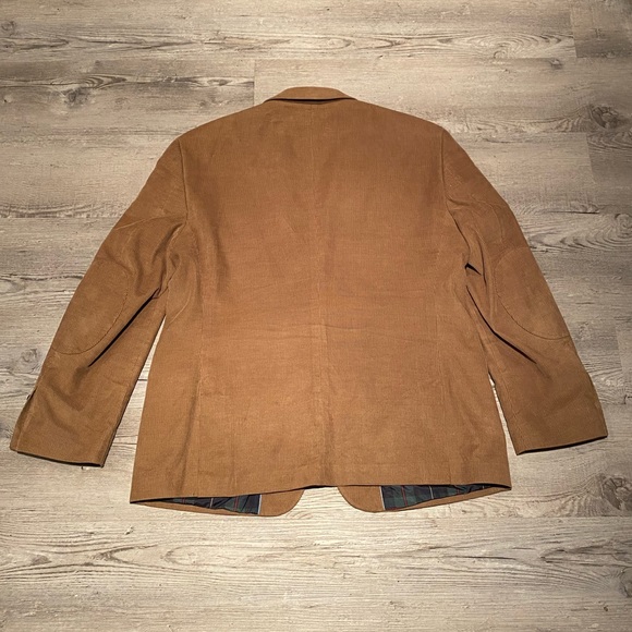 U.S. POLO ASSN. Corduroy Sport Blazer Coat Men’s Size 44S Elbow Patches - Picture 7 of 7
